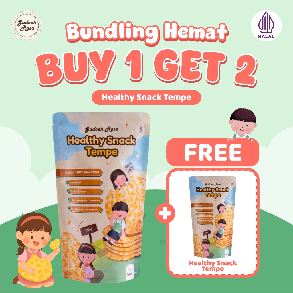 

Gadoeh Rasa - BUY 1 GET 1 Healthy Snack Tempe