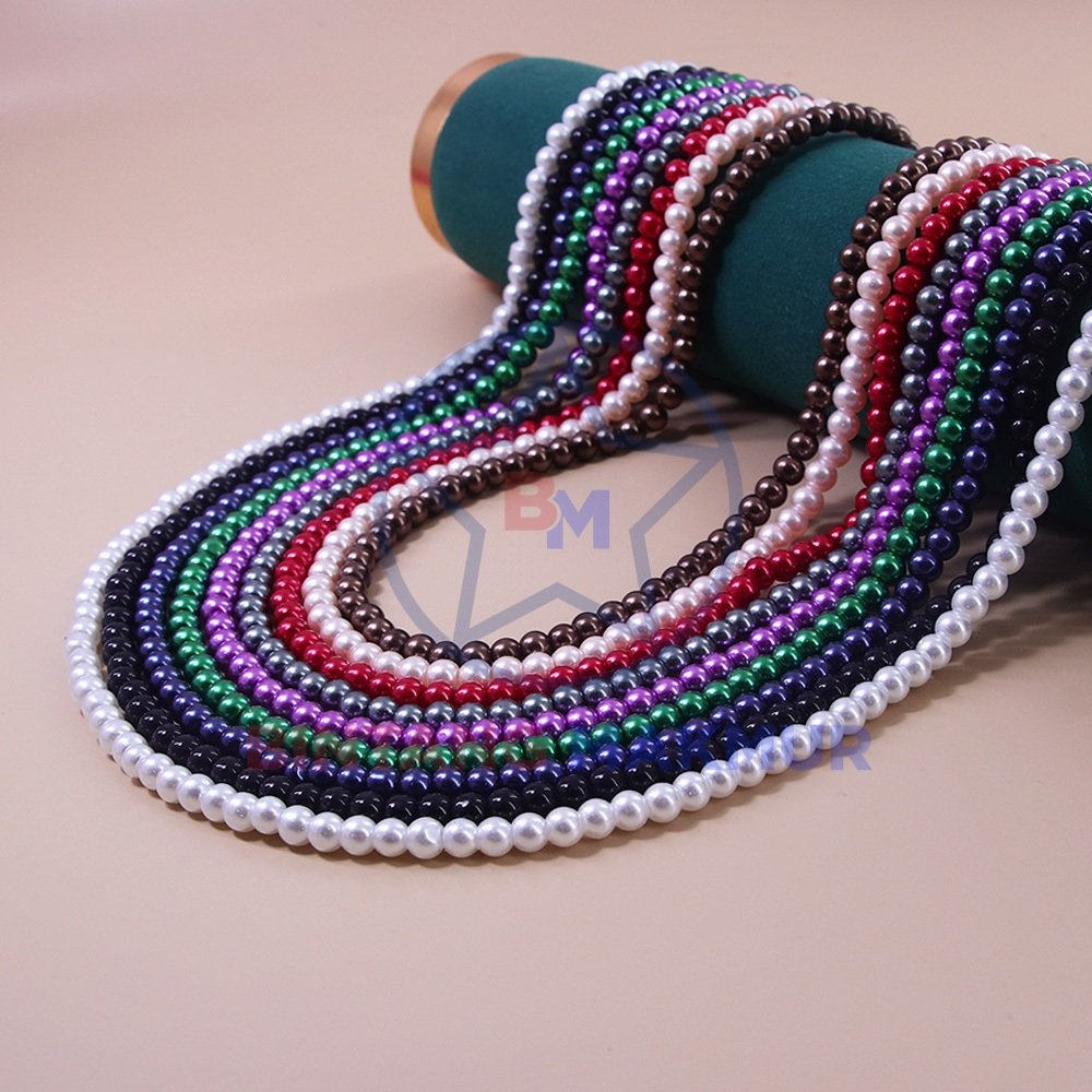 Manik Mutiara Sintetis Berat Ukuran 8mm Mutsin import