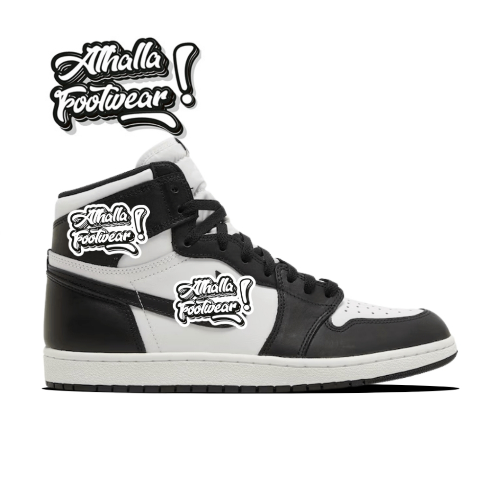 Sepatu AJ 1 Retro High Black White Panda