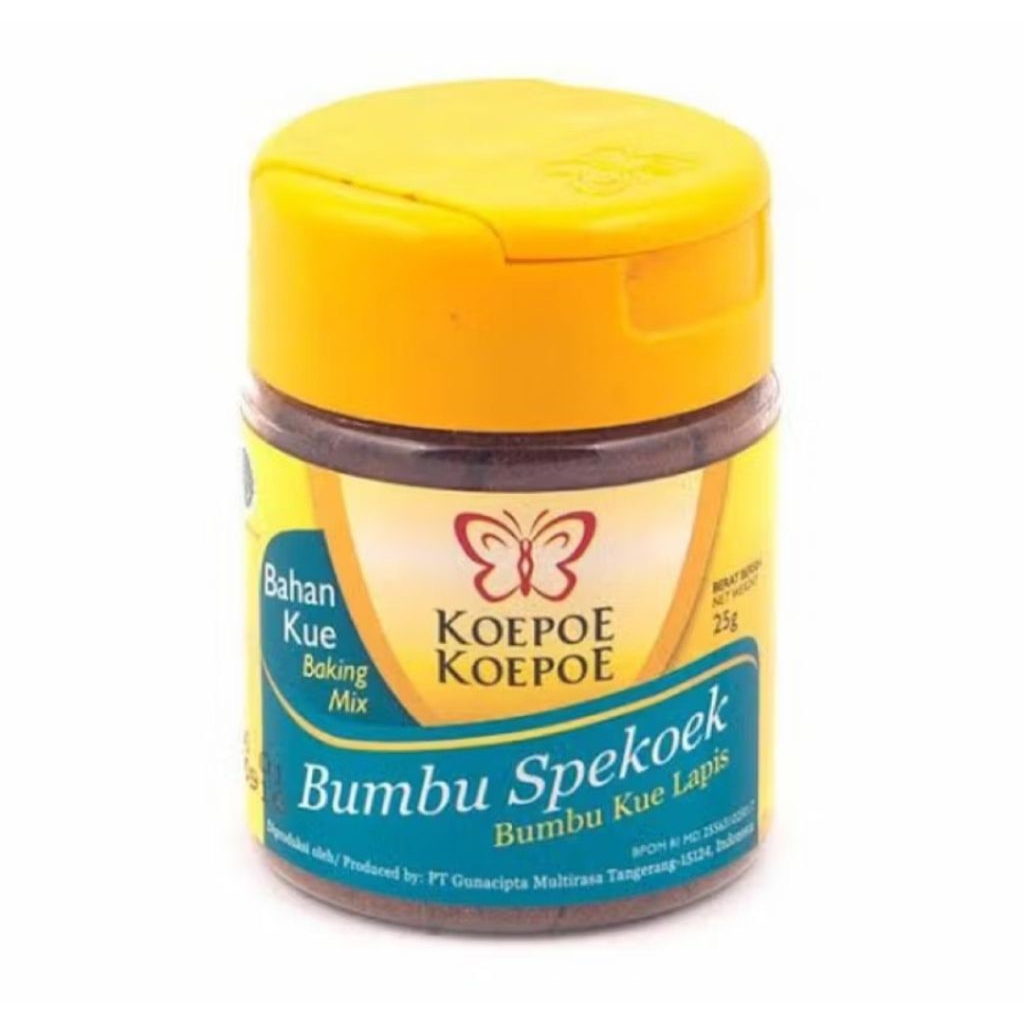 

Koepoe Koepoe Bumbu Spekoek/Spekuk 25g| Bumbu Kue Lapis Legit