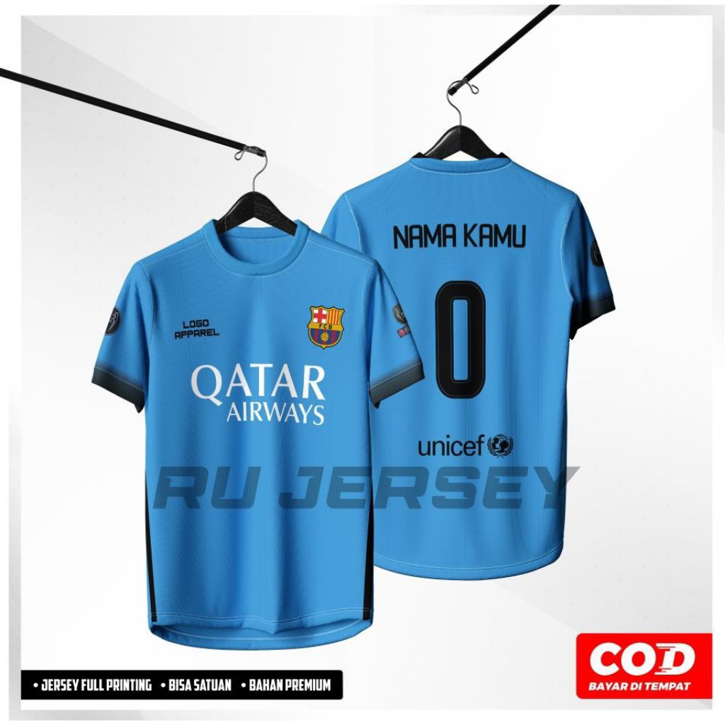 Jersey Barcelona 2015 3rd Full Printing