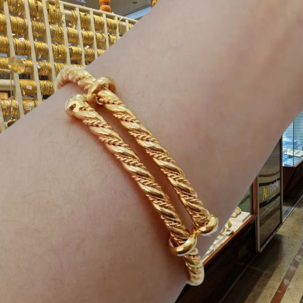 Gelang tambang lilit titanium mewah