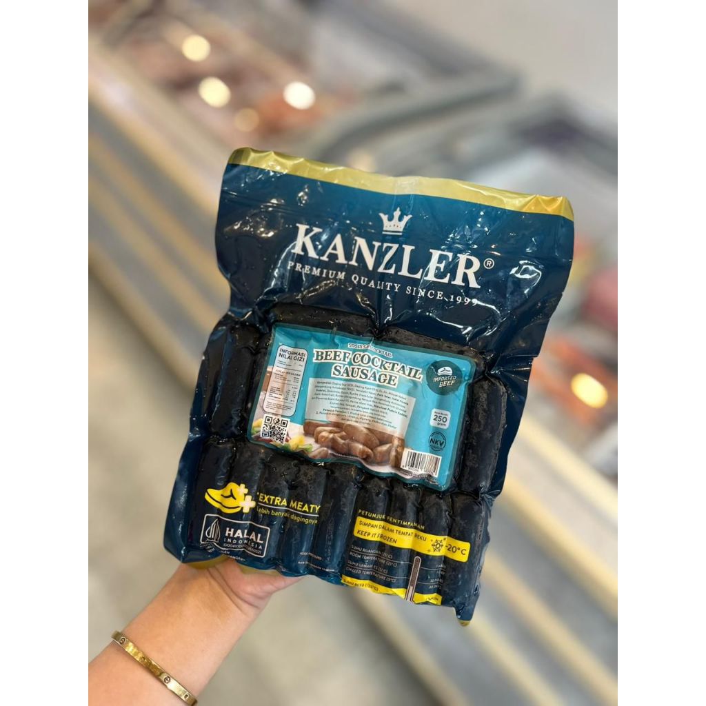 

Kanzler Sosis Beef Cocktail 250g - Super Daging Palembang