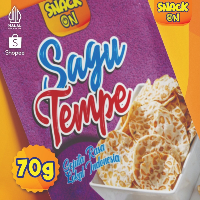 

Snack On Keripik Tempe Sagu Original Gurih 70gr