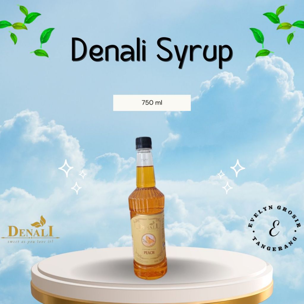 

DENALI SYRUP PEACH | SIRUP PEACH 750ml - PEACH SIRUP 750 MILI