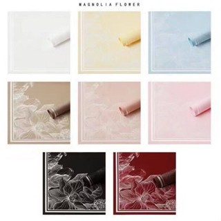 

[5 Lembar] KERTAS FLOWER WRAPPING CELLOPHANE ECER KERTAS BUKET BUNGA HAND BOUQUET Flowers Doff Magnolia