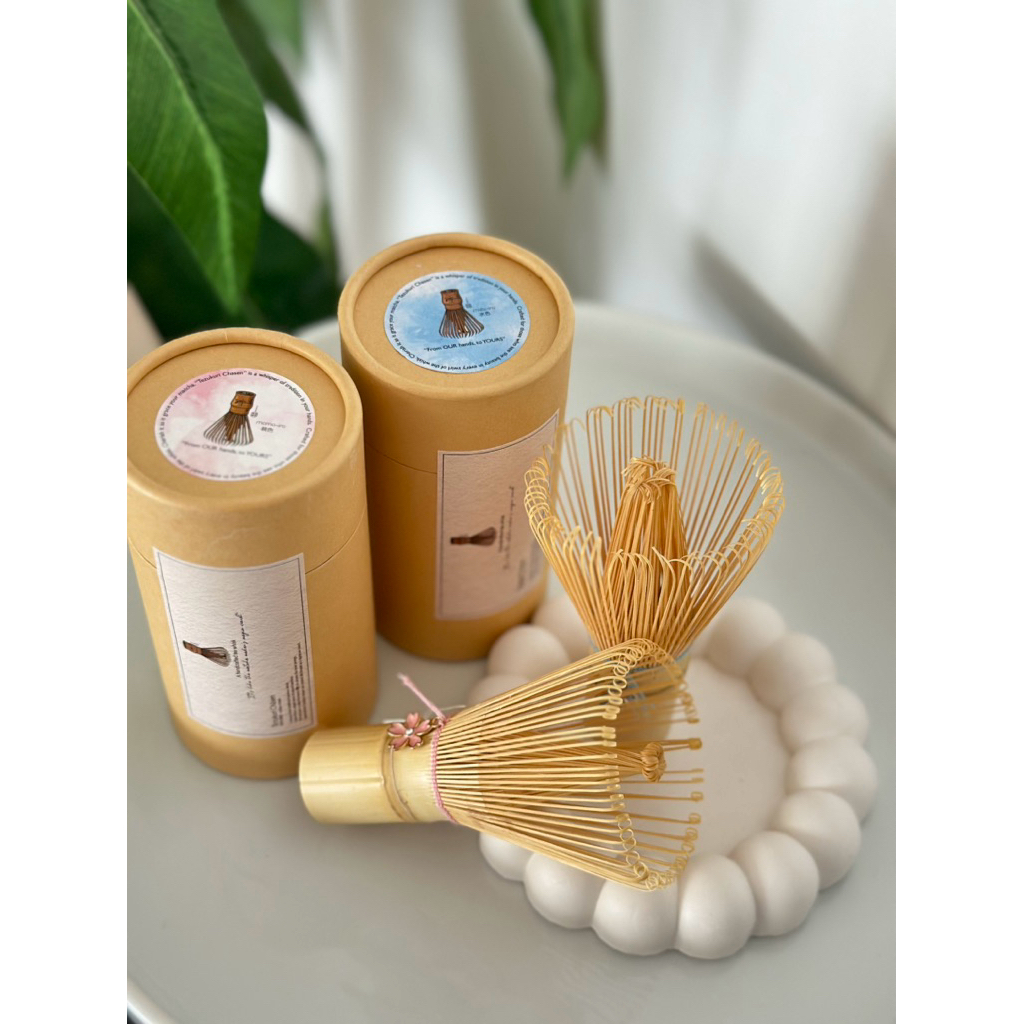 Artisan Bamboo Whisk Chasen Pengaduk Matcha Whisk tools - alat untuk mengaduk bubuk matcha hingga me