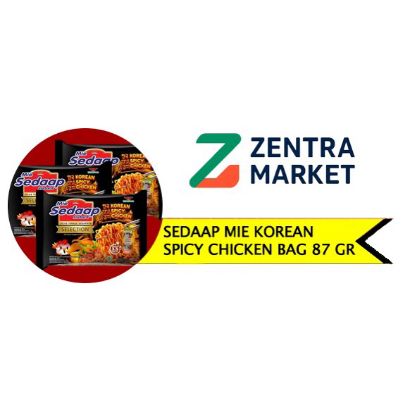 

Mie Sedap Korean Spicy Chicken 87gr – 1 Karton Isi 40 pcs