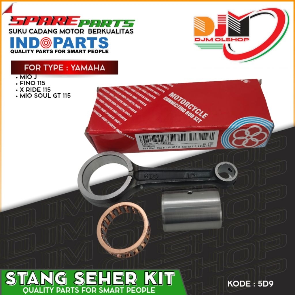 Stang Piston Stang Seher Kit Mio J Xride 115 Fino Fi 115 Original Indoparts