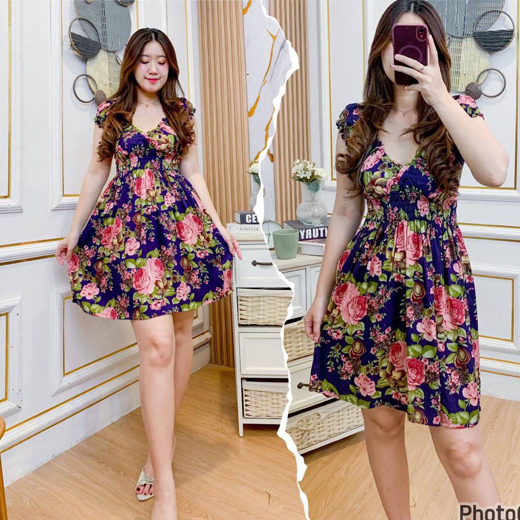 Daster putri bali lindy/daster rayon premium / dress pendek sexoy