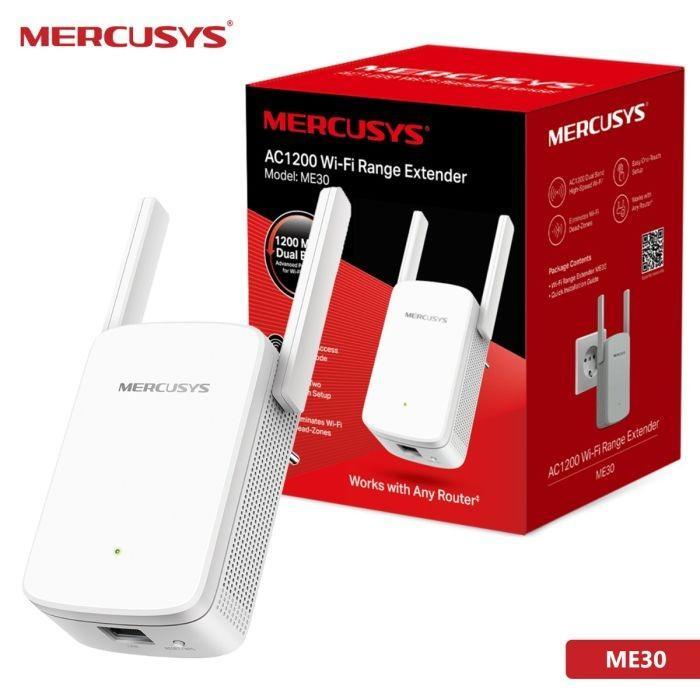 Mercusys  ME30 ME 30 AC1200 Wi-Fi Range Extender Penguat Wifi