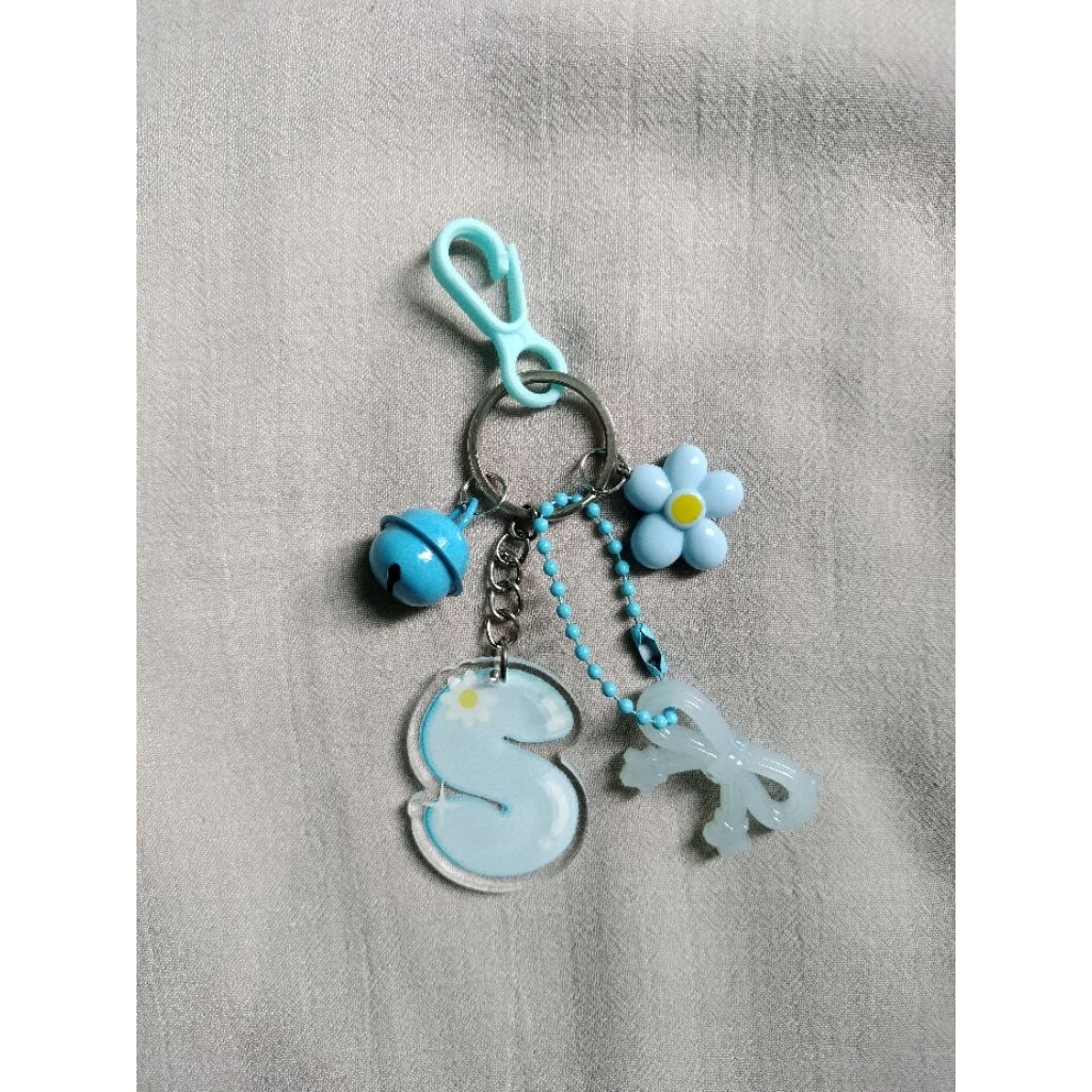 Bag Charm Acrylic alphabet - murce