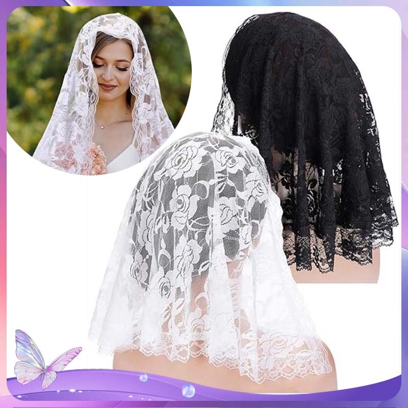 Misa Mantilla Kerudung Katolik /Mantila Katholik Kerudung /Kerudung Doa Mantilla Mantila