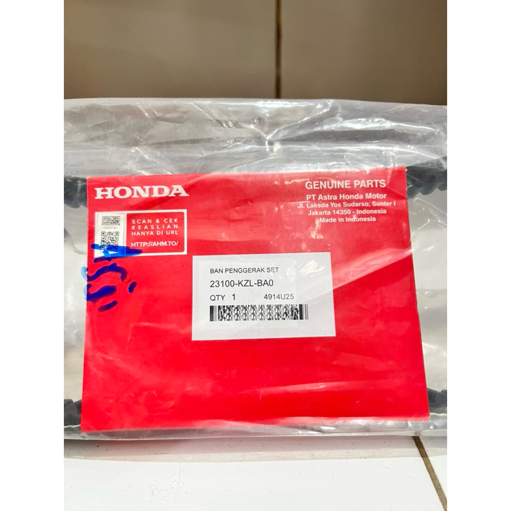 V-Belt kzl scoopy/beat set Original Ahm 100%