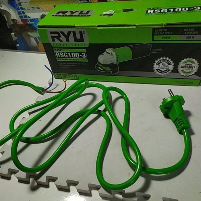 Kabel Mesin Power Cable Mesin Gerinda Tangan RYU RSG 100-3 RSG100-3 RYU RSG 100-4 RSG100-4 Original