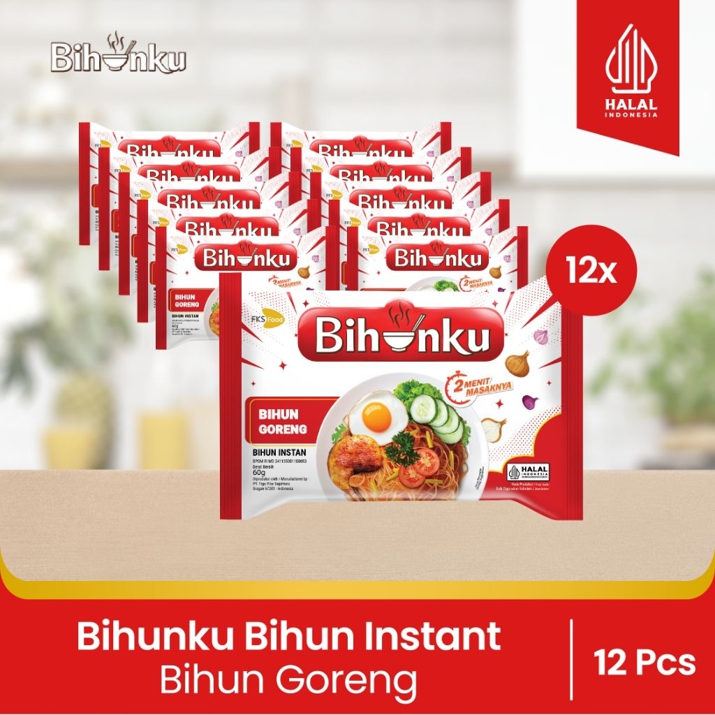 

Paket Bundling 12pcs - Bihunku Instan GORENG - 60gr