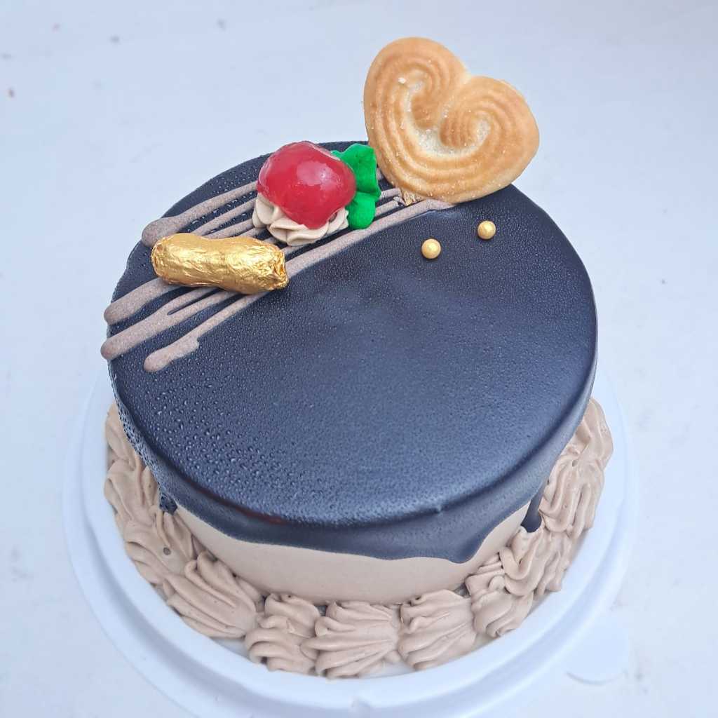 Mini cake coklat / kue ulang tahun coklat kecil