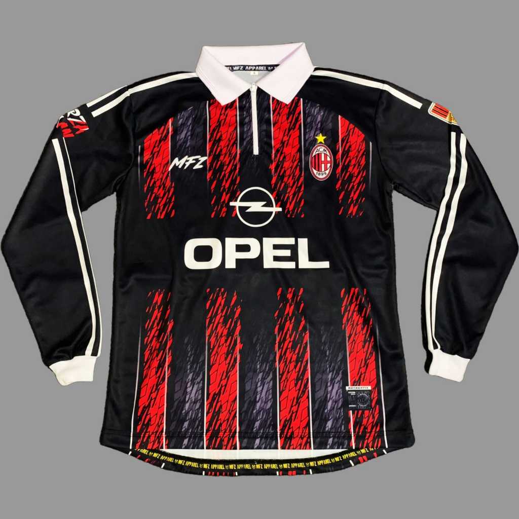 Jersey AC Milan RETRO Longsleve / Jersey Vintage / Premium Quality