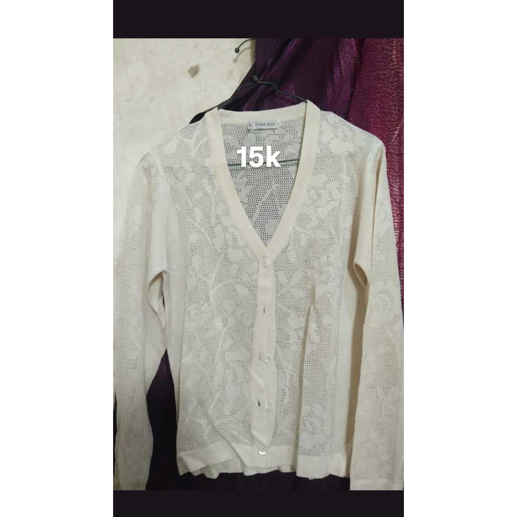 Outer Cardigan Jaring-jaring