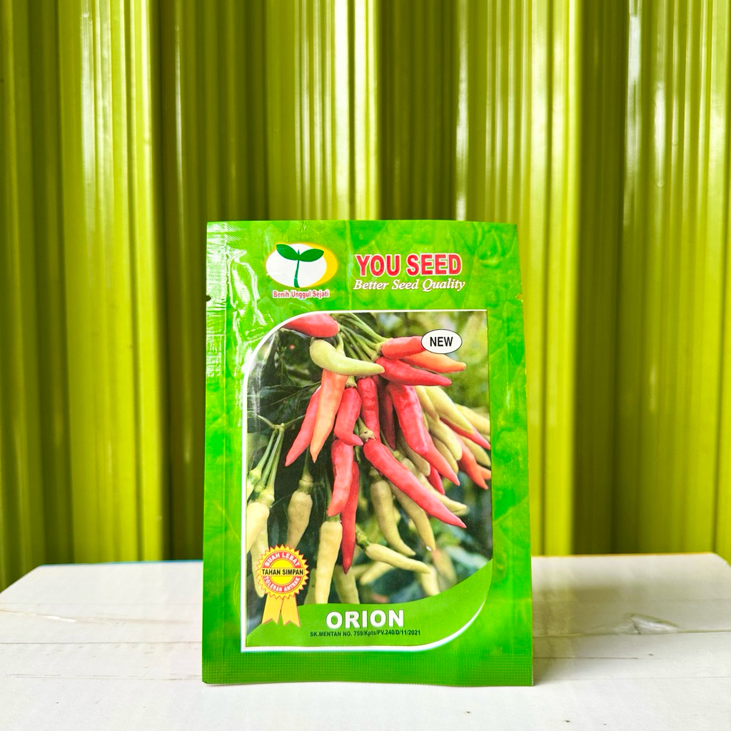 Benih Cabai Rawit ORION 10 gram You Seed - Bibit Cabai Rawit Berdompol
