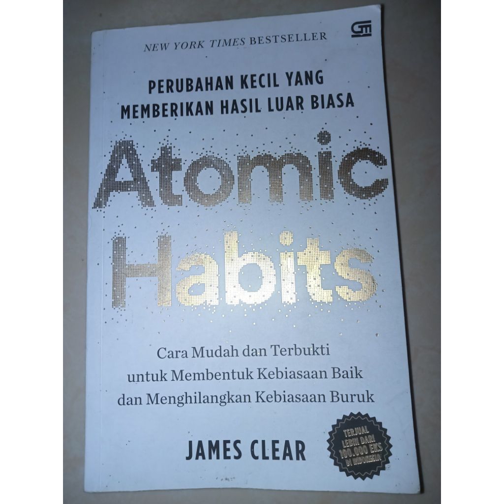 preloved buku atomic habits