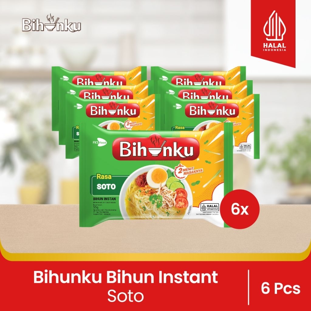 

Paket Bundling - Bihunku Instan - Soto - 55gr - 6pcs
