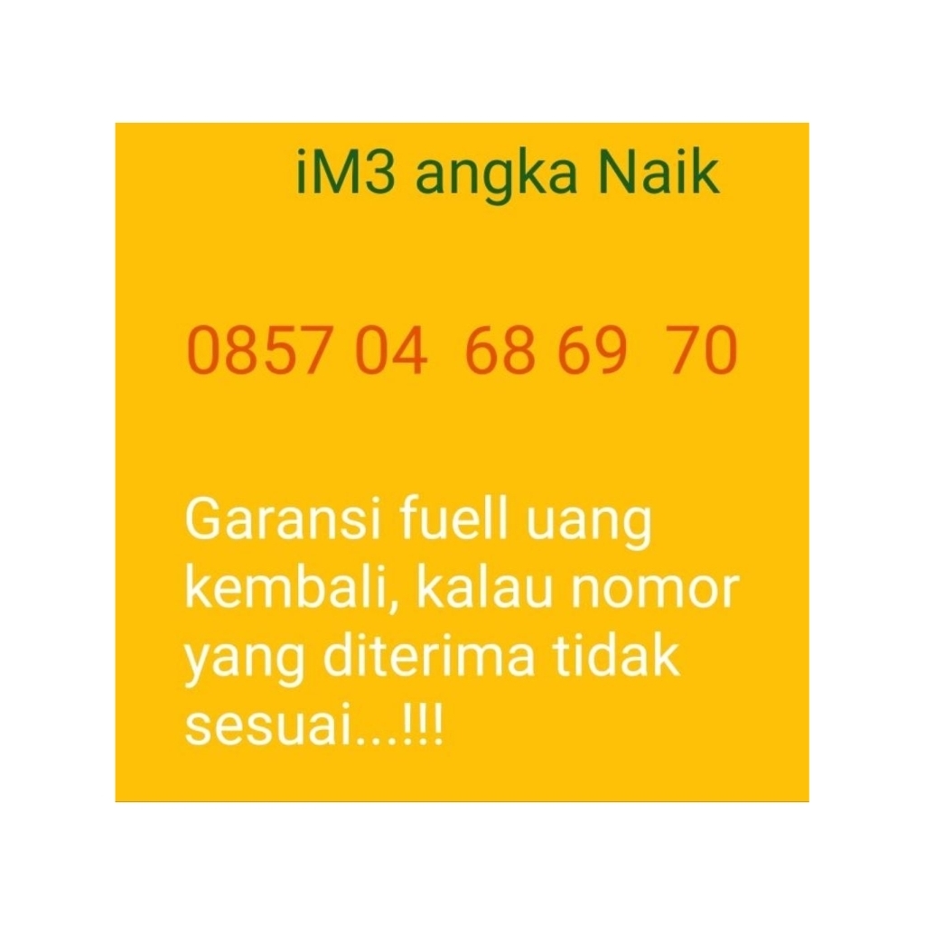 im3 cantik angka naik