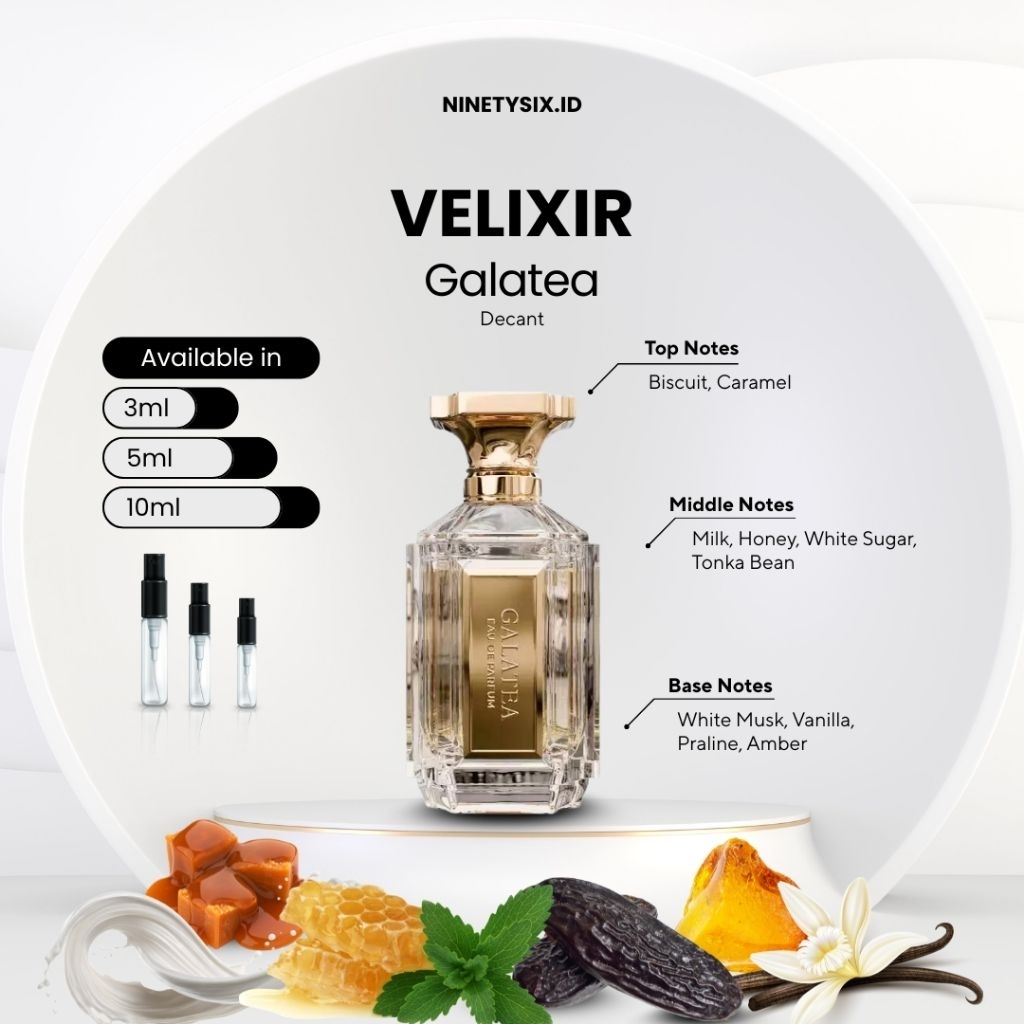 Decant Parfum Velixir Galatea | Share in bottle Velixir Galatea | Parfum Velixir Galatea 3ML 5ML 10M