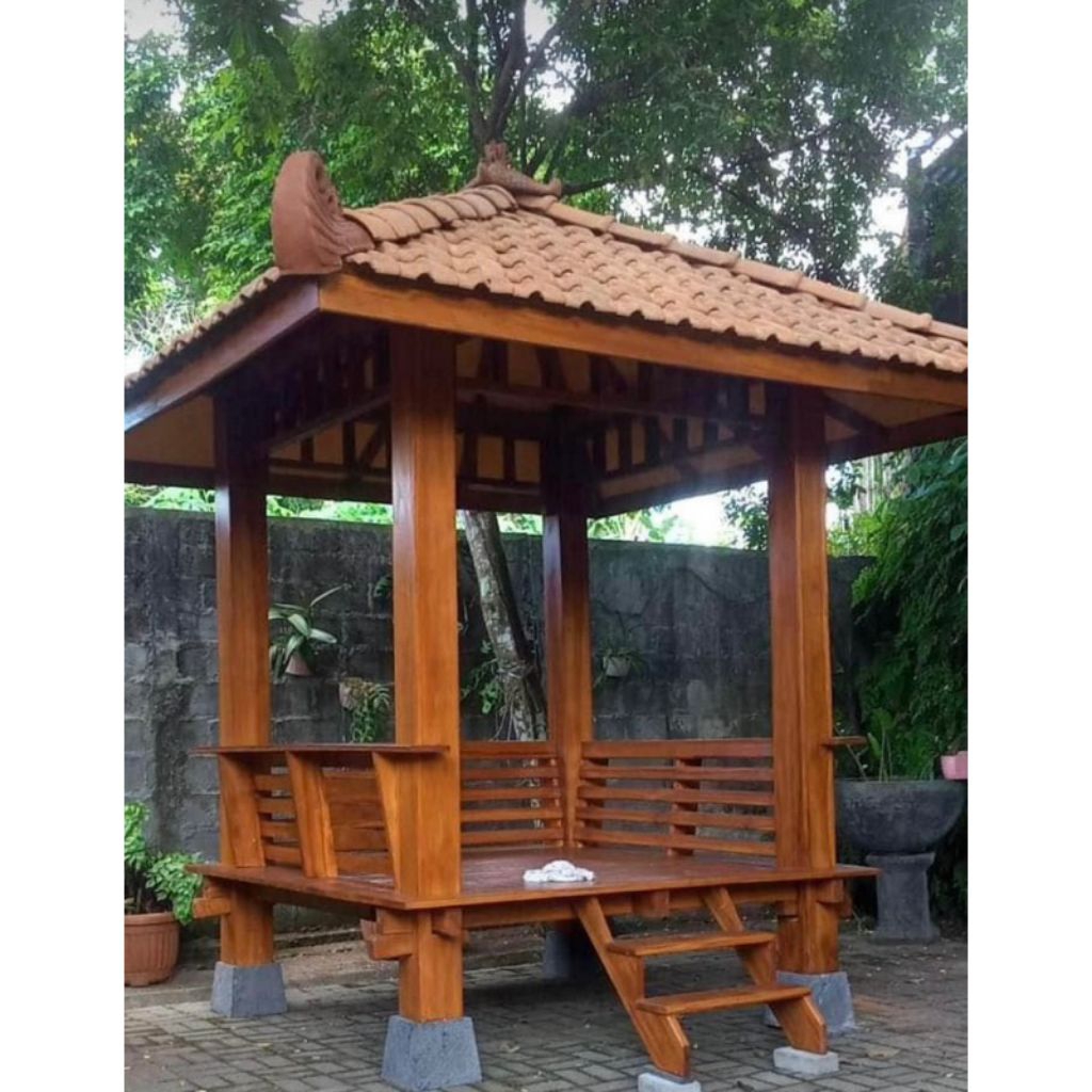 (GAZEBO) Gasebo Jati 2x2 meter JATI ASLI JEPARA