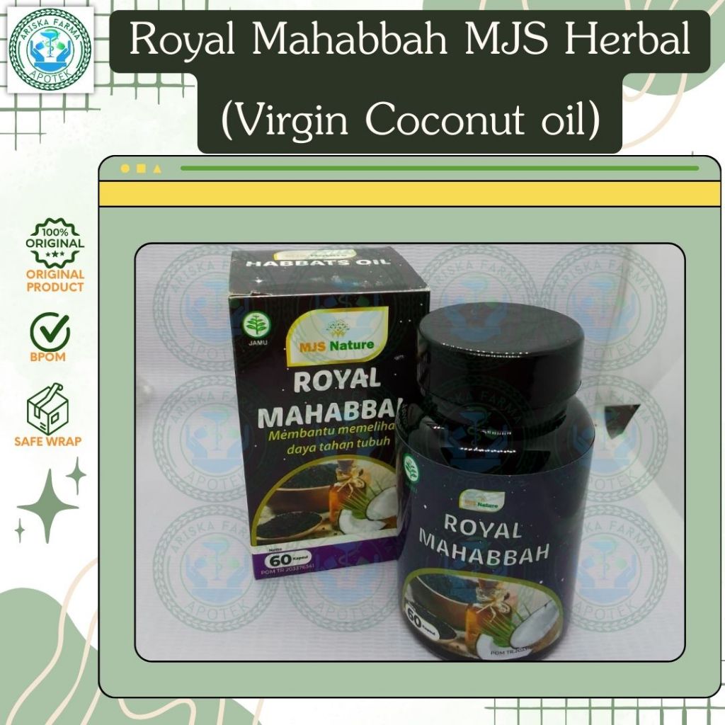 

Royal Mahabbah MJS Herbal (Virgin Coconut oil) per botol