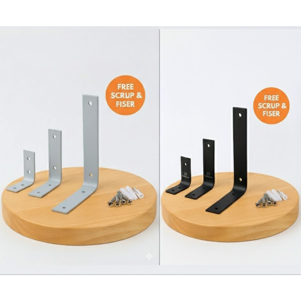 RAK BESI SIKU BESI AMBALAN 10X6 CM/TATAKAN AMBALAN/HOOK AMBALAN