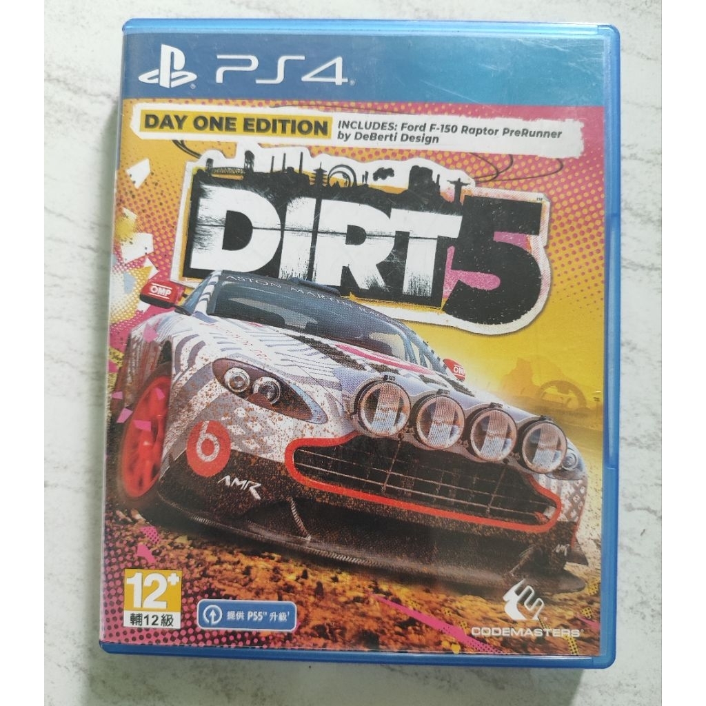 DIRT 5 kaset PS4 DIRT5 game balapan Rally Langka