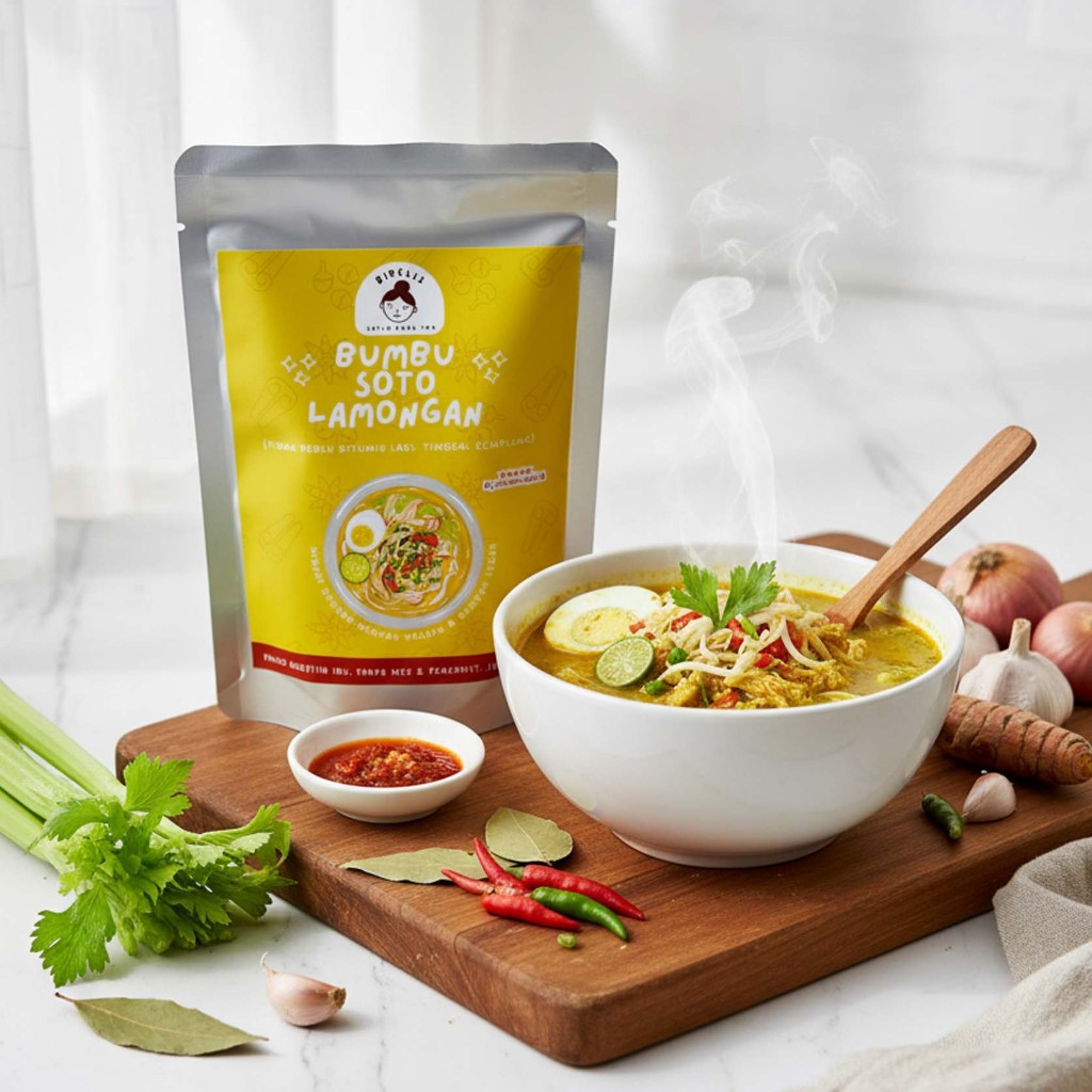 

Bumbu Masak Soto Lamongan Instan – Non MSG, Pakai Minyak Kelapa | Bidelish