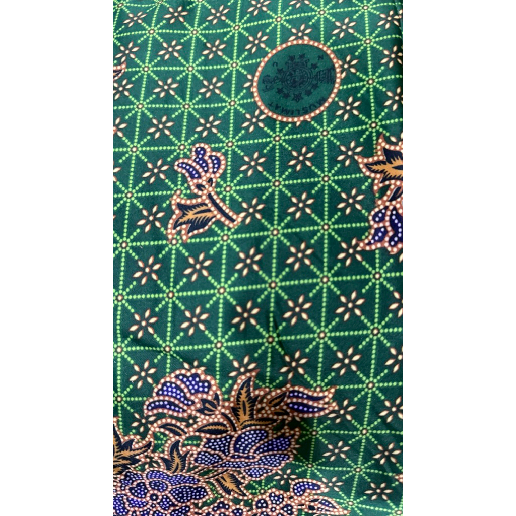 Bahan kain Batik Muslimat NU Sutra premium