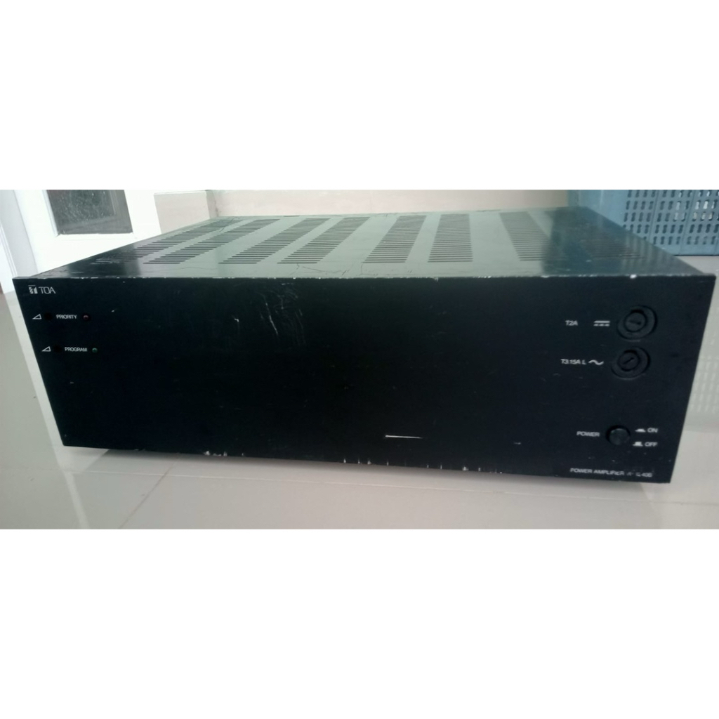 Power Ampli TOA VP-1240B / 240 watt - max 360 watt. Barang bekas, normal dan ori, bodi kekar tenaga 