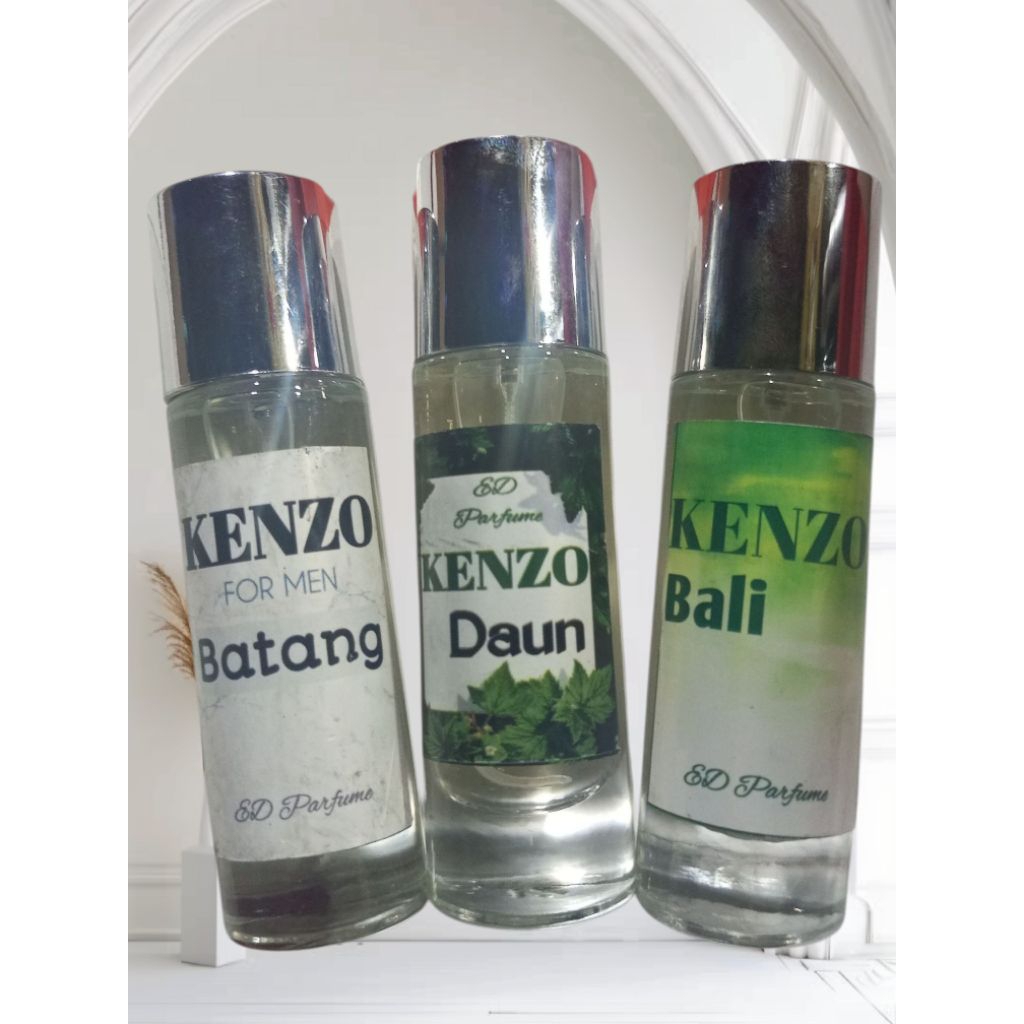 parfum (ukuran 30 mili)awet tahan lama (Kenzo Bali Kenzo batang Kenzo daun)