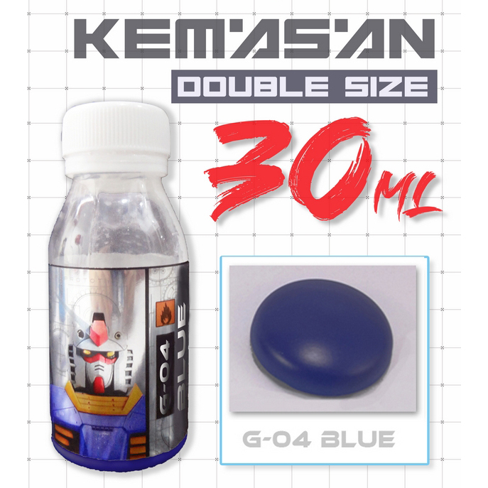 CAT GUNDAM DOUBLE SIZE 30ML G-04 BLUE ANAHEIMPAINTS LACUER PAINTS