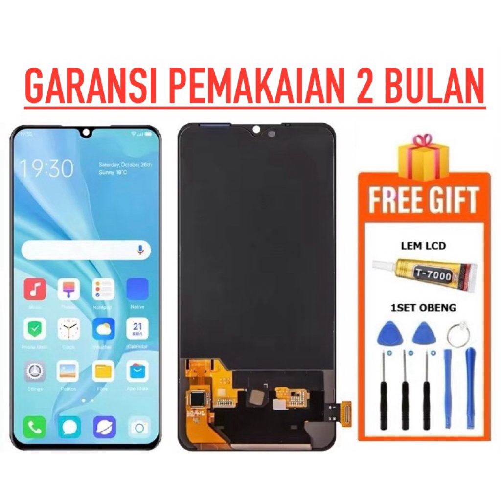 [ORIGINAL] LCD VIVO V11 PRO / 1804 / X23 / iQOO FULLSET BLACK