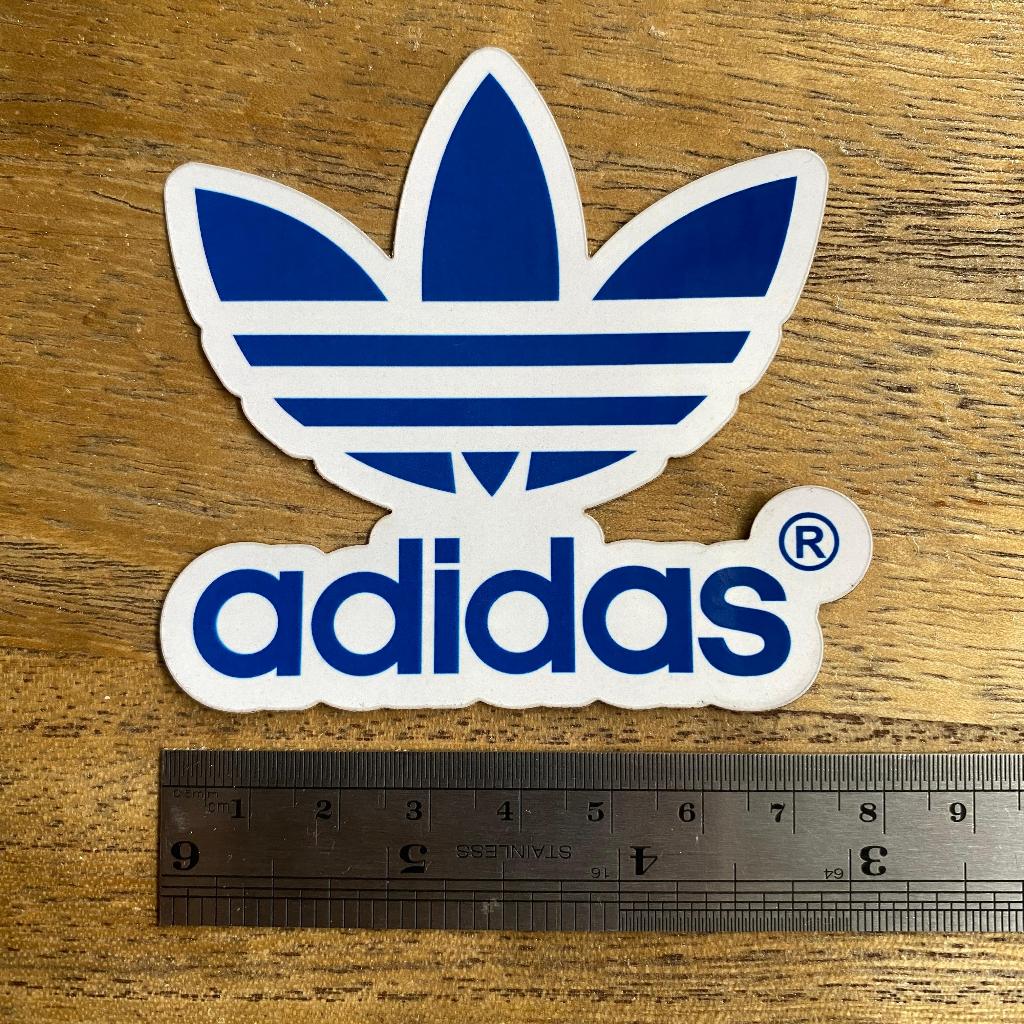 

stiker adidas trefoil