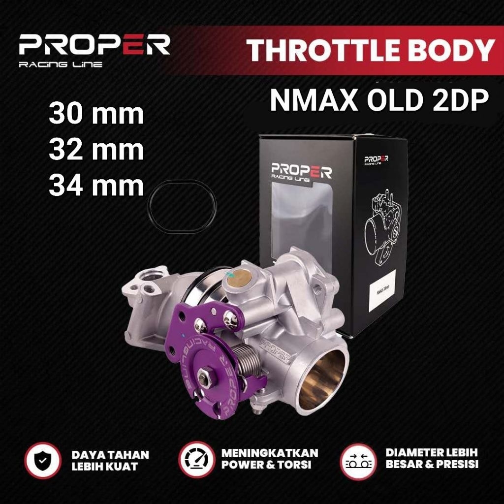 TB Throttle Body Nmax Old Nmax Lama Nmax155 Old 2DP PROPER RACING LINE TB Racing