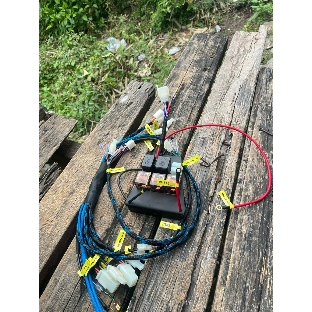 KABEL BODY MOTOR full set gl mp dengan kotak relay tengah