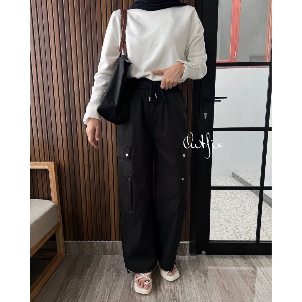 TOMMY CARGO PANTS BLACK XL BY OUTFIX