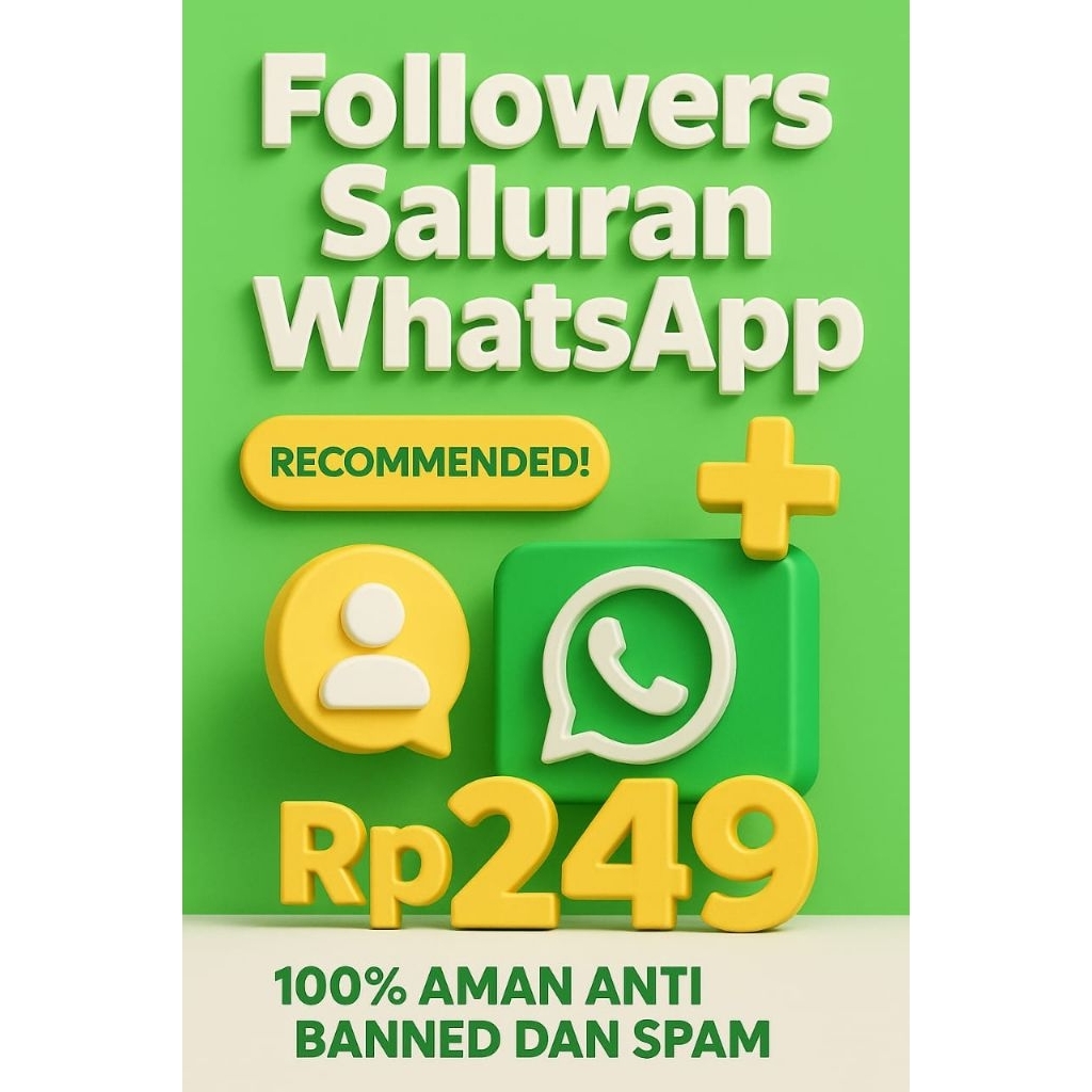 Followers Saluran Whatsapp Member Saluran Whatsapp