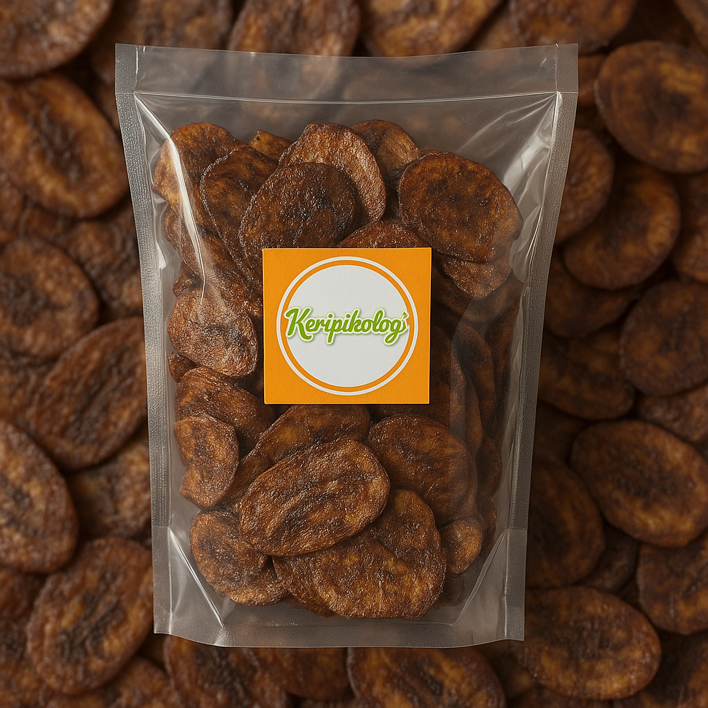 

KERIPIK PISANG COKLAT LUMER GURIH RENYAH