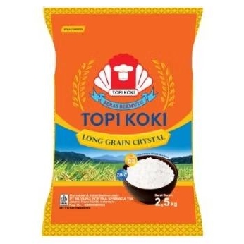 

Topi Koki Beras Long Grain Kristal 2,5 Kg