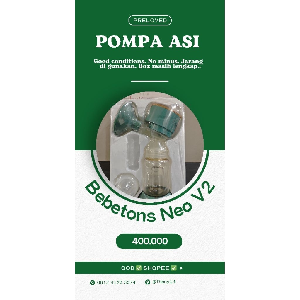 Bebetons Neo V2 Preloved Pompa Asi