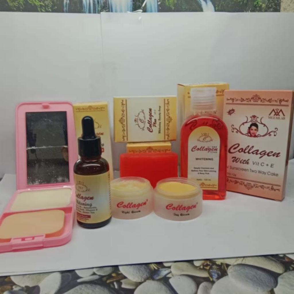 6in1 Paket collagen Cream+Bedak