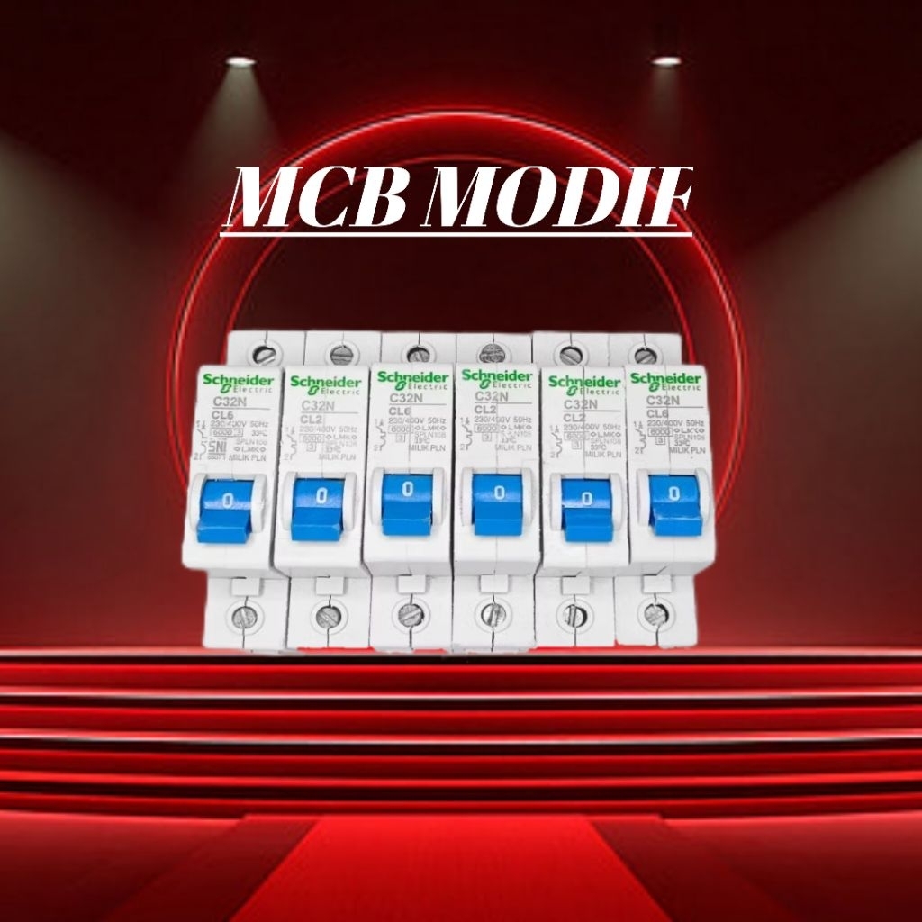 Mcb pln schneider modif Request anti jeglek seperti 6a modif 2a