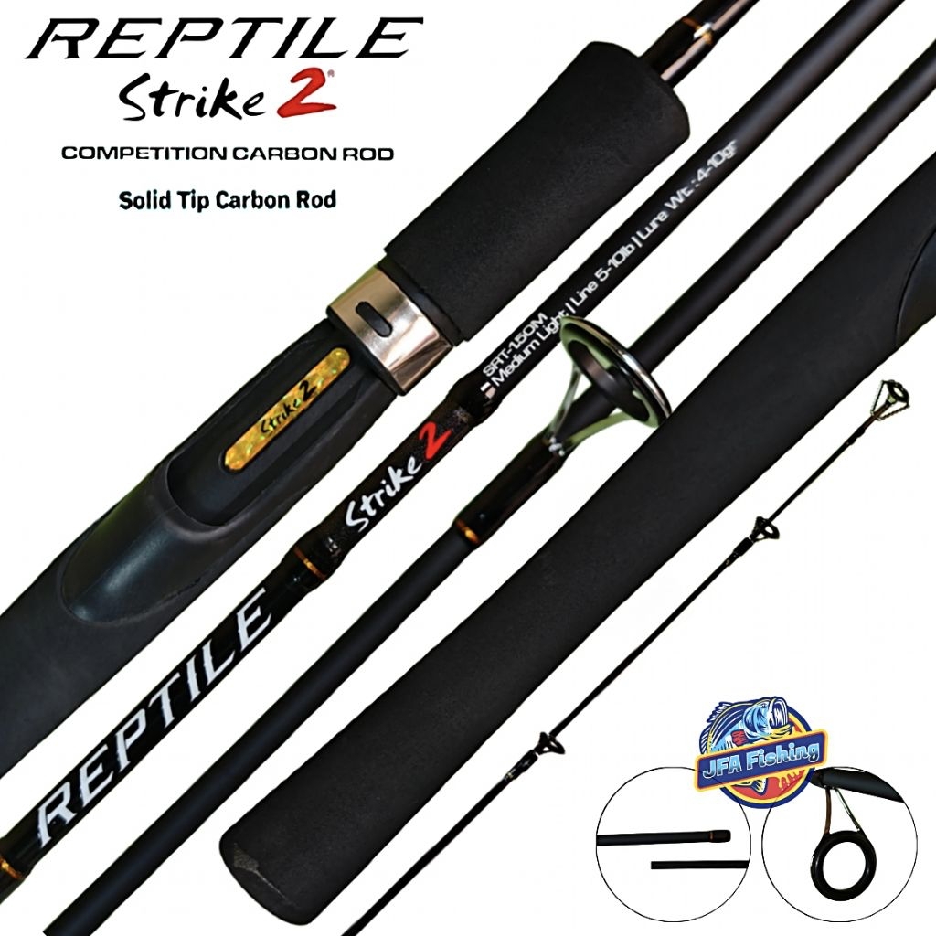 Joran Spinning Rod Reptile STRIKE 2 120/135/150/165Cm