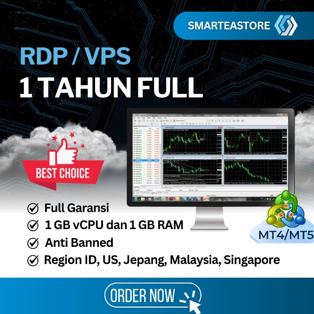 VPS RDP 1 Tahun Bergaransi
